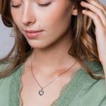 Feuille Nyaklánc 925 sterling ezüst ródium bevonattal - Souveraine