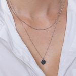 Médaille Nyaklánc 925 sterling ezüst ródium bevonattal - Souveraine