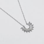 Feu Nyaklánc 925 sterling ezüst ródium bevonattal - Souveraine