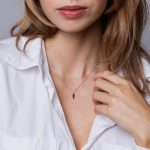 Flétche Nyaklánc 925 sterling ezüst ródium bevonattal - Souveraine