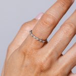 Esmé Gyűrű 925 sterling ezüst ródium bevonattal - Souveraine