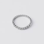 Brielle Gyűrű 925 sterling ezüst ródium bevonattal - Souveraine
