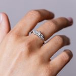 Belle Gyűrű 925 sterling ezüst ródium bevonattal - Souveraine