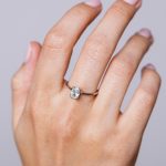 Giséle Gyűrű 925 sterling ezüst ródium bevonattal - Souveraine