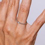 Alice Gyűrű 925 sterling ezüst ródium bevonattal - Souveraine