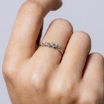 Anne Gyűrű 925 sterling ezüst ródium bevonattal - Souveraine