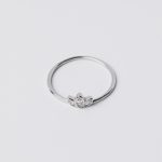 Lotus Gyűrű 925 sterling ezüst ródium bevonattal - Souveraine