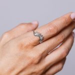 Feu Gyűrű 925 sterling ezüst ródium bevonattal - Souveraine