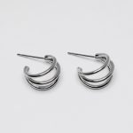 Blaise Fülbevaló 925 sterling ezüst ródium bevonattal - Souveraine