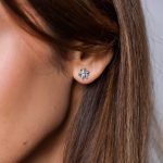 Abeille Fülbevaló 925 sterling ezüst ródium bevonattal - Souveraine