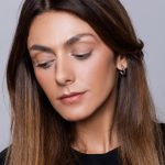 Doux Fülbevaló 925 sterling ezüst ródium bevonattal - Souveraine