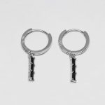 Pandore Fülbevaló 925 sterling ezüst ródium bevonattal - Souveraine