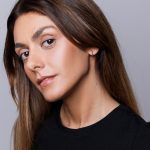 Grappe Fülbevaló 925 sterling ezüst ródium bevonattal - Souveraine