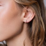 Enveloppé Fülbevaló 925 sterling ezüst ródium bevonattal - Souveraine