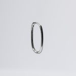 Ovalaire Fülbevaló 925 sterling ezüst ródium bevonattal - Souveraine