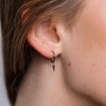 Pic Fülbevaló 925 sterling ezüst ródium bevonattal - Souveraine