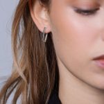 Éve Fülbevaló 925 sterling ezüst ródium bevonattal - Souveraine