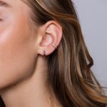 Inés Fülgyűrű 925 sterling ezüst ródium bevonattal - Souveraine