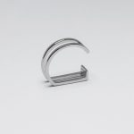 Remi Fülgyűrű 925 sterling ezüst ródium bevonattal - Souveraine