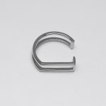 Remi Fülgyűrű 925 sterling ezüst ródium bevonattal - Souveraine