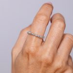 Grappe Gyűrű 925 sterling ezüst ródium bevonattal - Souveraine