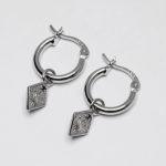 Soleil Fülbevaló 925 sterling ezüst ródium bevonattal - Souveraine