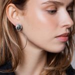 Elizabeth Fülbevaló 925 sterling ezüst ródium bevonattal - Souveraine