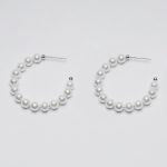 Arielle Fülbevaló 925 sterling ezüst ródium bevonattal - Souveraine