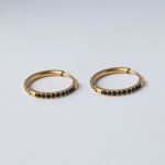 Ann fülbevaló 18 karátos arannyal borított nemesacél - Souveraine Jewelry