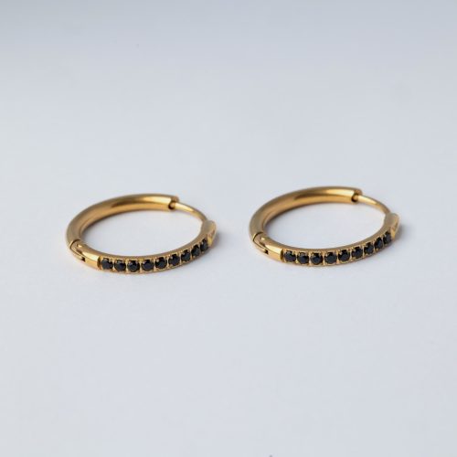 Ann fülbevaló 18 karátos arannyal borított nemesacél - Souveraine Jewelry