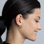 Ann fülbevaló 18 karátos arannyal borított nemesacél - Souveraine Jewelry