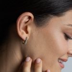 Elizabeth fülbevaló aranyozott nemesacél cirkóniával - Souveraine Jewelry