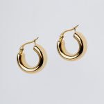 Nora fülbevaló 18 karátos arannyal borított nemesacél - Souveraine Jewelry