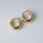 Nora fülbevaló 18 karátos arannyal borított nemesacél - Souveraine Jewelry