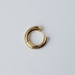 Ivy fülbevaló aranyozott nemesacél cirkónia kövekkell - Souveraine Jewelry