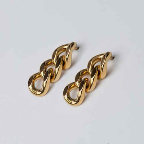 Wrap fülbevaló 18 karátos arannyal borított nemesacél - Souveraine Jewelry
