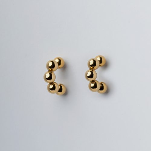 Grape fülbevaló 18 karátos arannyal borított nemesacél - Souveraine Jewelry