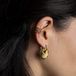 Leah fülgyűrű 18 karátos arannyal borított nemesacél - Souveraine Jewelry