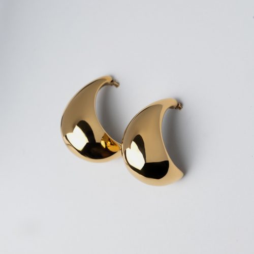 Drop fülbevaló 18 karátos arannyal borított nemesacél - Souveraine Jewelry