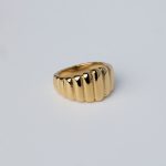 Dakota Gyűrű 18 karátos arannyal borított nemesacél Souveraine Jewelry