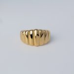 Dakota Gyűrű 18 karátos arannyal borított nemesacél Souveraine Jewelry