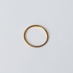 Noa Gyűrű aranyozott kopásálló hipoallergén Souveraine Jewelry