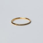 Lucky Gyűrű 18 karátos arannyal borított nemesacél cirkónia Souveraine Jewelry
