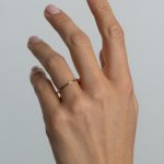 Noa Gyűrű aranyozott kopásálló hipoallergén Souveraine Jewelry