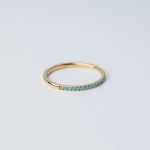 Sky Gyűrű 18 karátos arannyal borított nemesacél Souveraine Jewelry