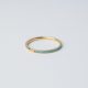Sky Gyűrű 18 karátos arannyal borított nemesacél Souveraine Jewelry
