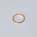 Kaia Gyűrű aranyozott kopásálló hipoallergén Souveraine Jewelry