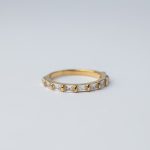 Lucky Gyűrű 18 karátos arannyal borított nemesacél cirkónia Souveraine Jewelry