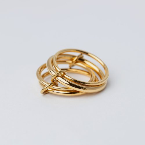 Chaos Gyűrű 18 karátos arannyal bevont kopásálló Souveraine Jewelry