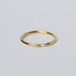 Lucky Gyűrű 18 karátos arannyal borított nemesacél cirkónia Souveraine Jewelry